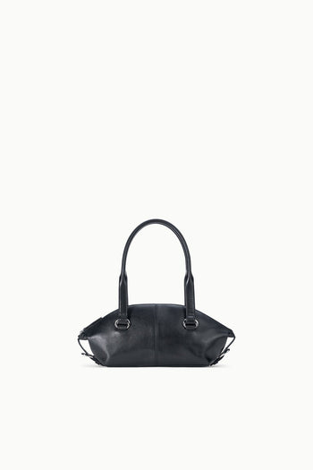 HESTER mini shoulder bag, black top-handle with short handles