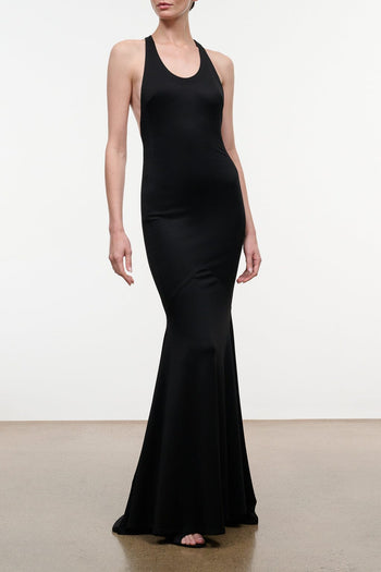 ZENA DRESS | BLACK BLACK / XS