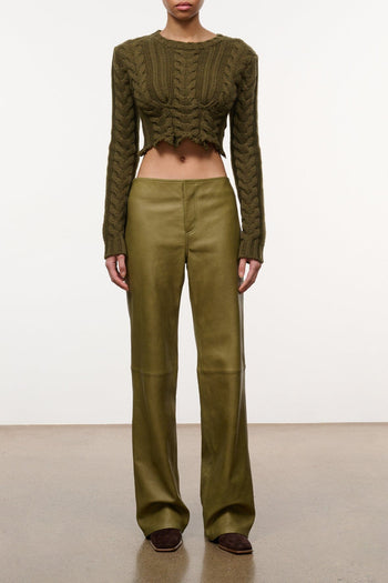 Kai Leather Pant | Martini