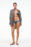 COTO BIKINI BOTTOM | REDONDO STRIPE REDONDO STRIPE / XS
