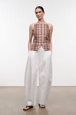 UNA TOP | TUSCANY PLAID