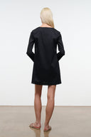 VIVI DRESS | BLACK BLACK / XS