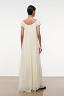 LEDA DRESS | IVORY IVORY / XS