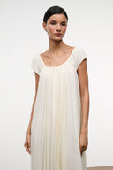 LEDA DRESS | IVORY IVORY / XS