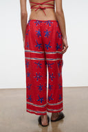 MATEO LINEN CROPPED PANT | PAINTED FOULARD PAINTED FOULARD / XS