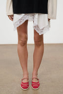 NORA ESPADRILLE FLAT | ROUGE ROUGE / 36