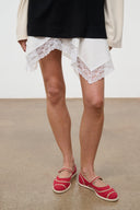 NORA ESPADRILLE FLAT | ROUGE ROUGE / 36