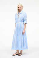 CHI MIDI DRESS | VENTURA STRIPE