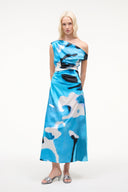 PHARE SILK DRESS | BLUE HAZE BLUE HAZE / 4