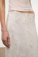 LUCIA SKIRT | WHITE WHITE / XS