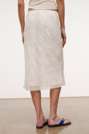 LUCIA SKIRT | WHITE WHITE / XS