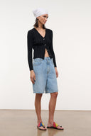 EZRA CARDIGAN | BLACK BLACK / XS