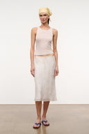 LUCIA SKIRT | WHITE WHITE / XS