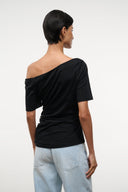 CARINE TOP | BLACK BLACK / XS