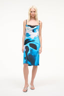EVANGELINE SILK DRESS | BLUE HAZE BLUE HAZE