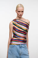 PHARE SILK TOP | ARTIST STRIPE