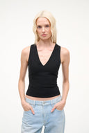 JESSE TANK | BLACK BLACK / XS