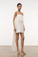 VALENCIA MINI DRESS | WHITE WHITE / 4
