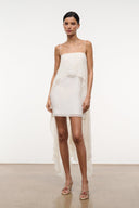 VALENCIA MINI DRESS | WHITE WHITE / 4