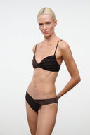 LA MER BIKINI TOP | ESPRESSO DARK CHOCOLATE ESPRESSO DARK CHOCOLATE / XS