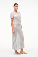 ZINC DRESS | SILVER SILVER / XS