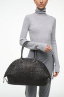 ESPRESSO WOVEN LEATHER