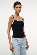 SKYE TANK | BLACK BLACK / XS
