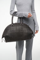 ESPRESSO WOVEN LEATHER