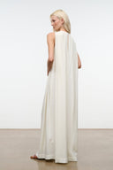 DALIA SILK DRESS | IVORY IVORY / XS