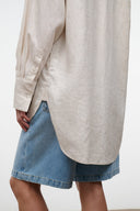 SANDBAR LINEN TOP | NATURAL NATURAL / XS