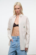 SANDBAR LINEN TOP | NATURAL NATURAL / XS