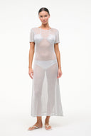 ZINC DRESS | SILVER SILVER / XS