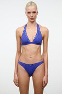 IRINA BIKINI TOP | COBALT STUDS COBALT STUDS / XS