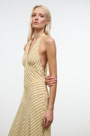 LOUISE SILK DRESS | MONDAY STRIPE MONDAY STRIPE / 4
