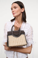 MAUDE MINI WICKER CARRYALL | NATURAL ESPRESSO NATURAL ESPRESSO / OS