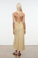 LOUISE SILK DRESS | MONDAY STRIPE MONDAY STRIPE / 4