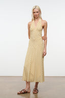 LOUISE SILK DRESS | MONDAY STRIPE MONDAY STRIPE / 4