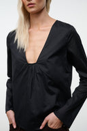 VIVI TOP | BLACK BLACK / XS