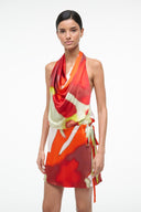 LIORA SILK DRESS | RED ZONE