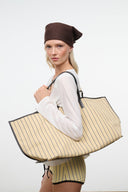 CHRISTOS LARGE TOTE | MONDAY STRIPE MONDAY STRIPE