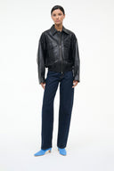 STAUD BLUE SUEDE