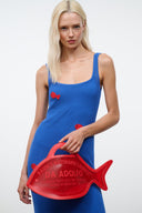 CLEO FISH BAG X DA ADOLFO | RED ROSE RED ROSE / OS
