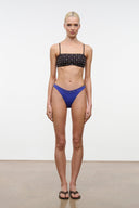 DANA BIKINI BOTTOM | COBALT STUDS