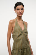 CORSO LINEN TOP | PORTO STRIPE PORTO STRIPE / XS