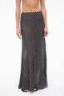 VELMA SKIRT | BLACK GEO