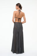 VELMA SKIRT | BLACK GEO