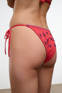 SISLEY SIDE TIE BIKINI BOTTOM | PAINTED FOULARD PAINTED FOULARD / XS