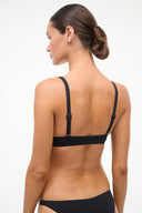 MYRA BIKINI TOP | BLACK BLACK / XS