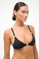 MYRA BIKINI TOP | BLACK BLACK / XS