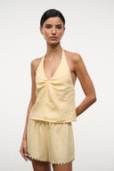 CORSO LINEN TOP | BUTTER BUTTER / XS